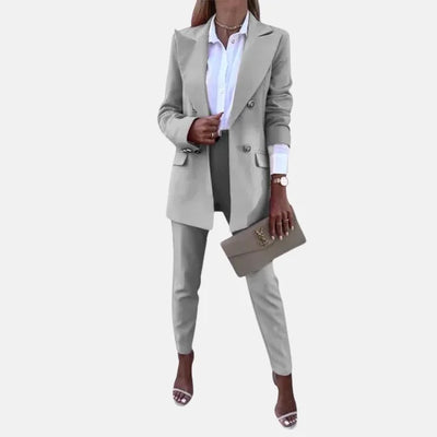 Damen Anzug Set mit Blazer und Hose
