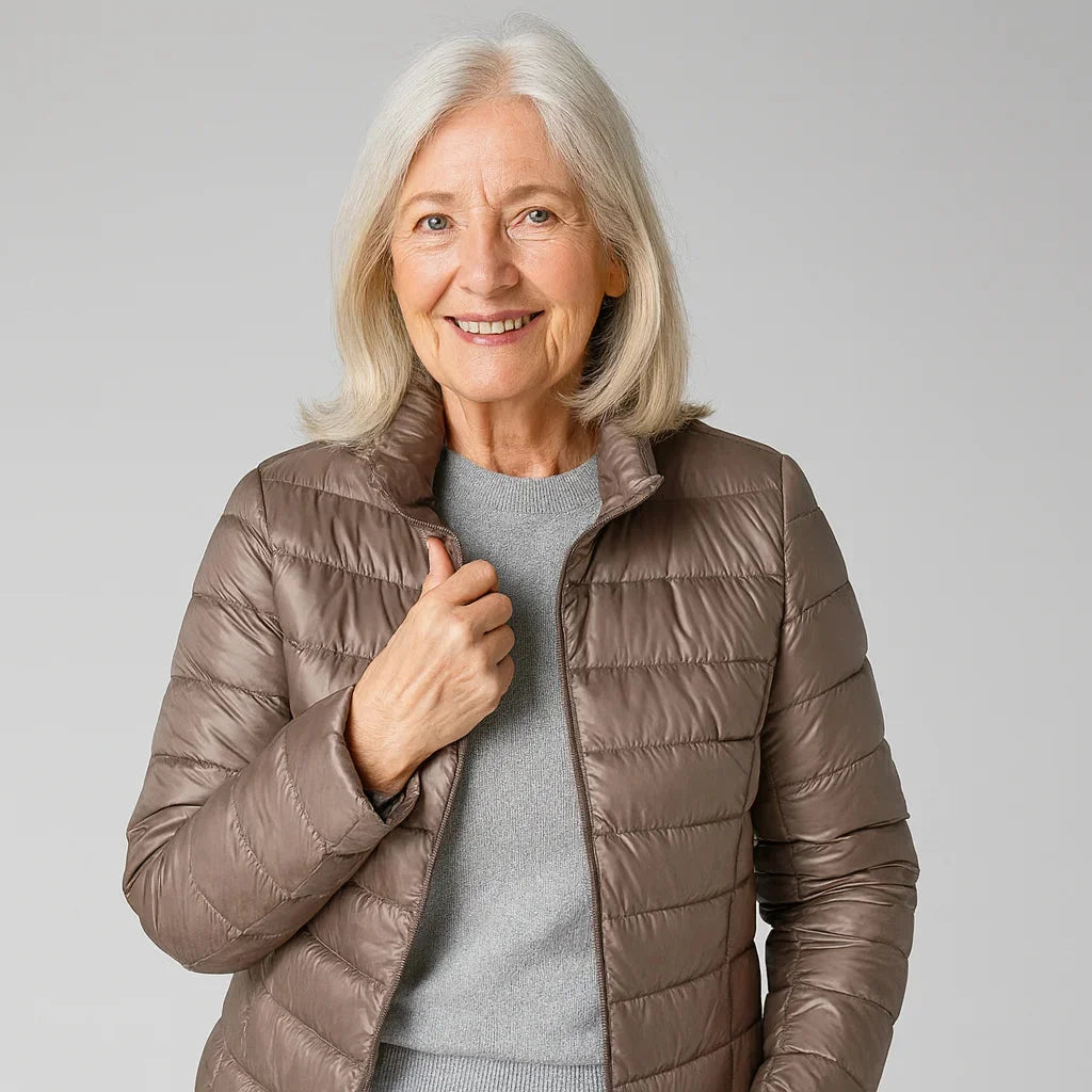 Damen Steppjacke mit Reißverschluss