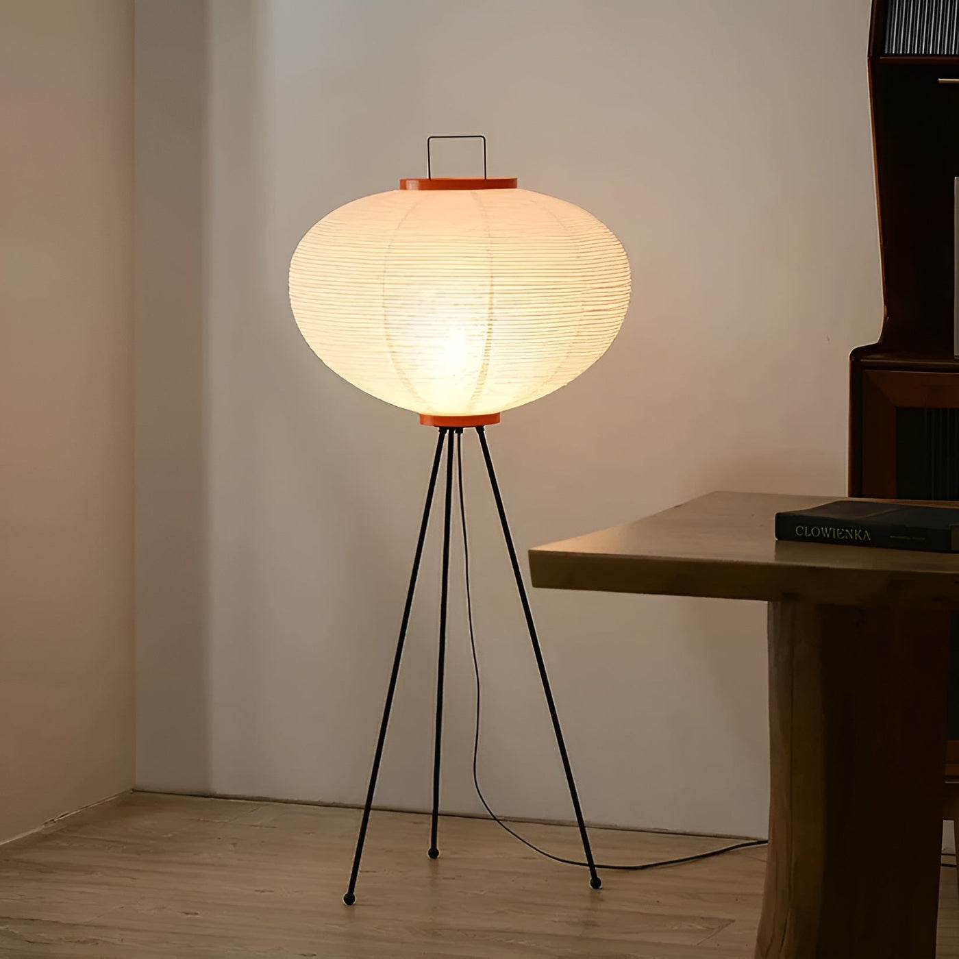 LucaLumen | Wabi-Sabi LED-Stehlampe aus Reispapier – Zeitloses Design mit Natürlicher Ästhetik