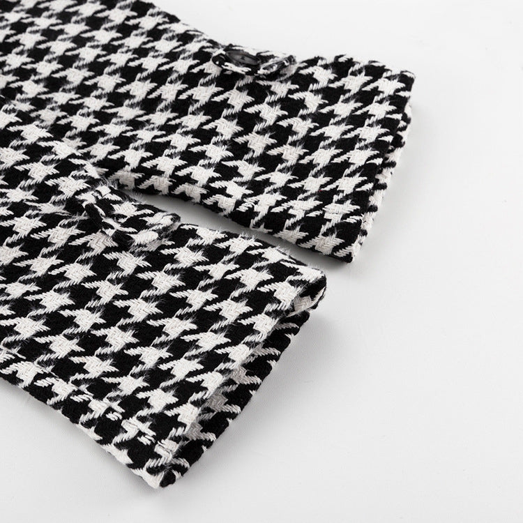 Amilie | Damen Trenchcoat im Glencheck-Muster