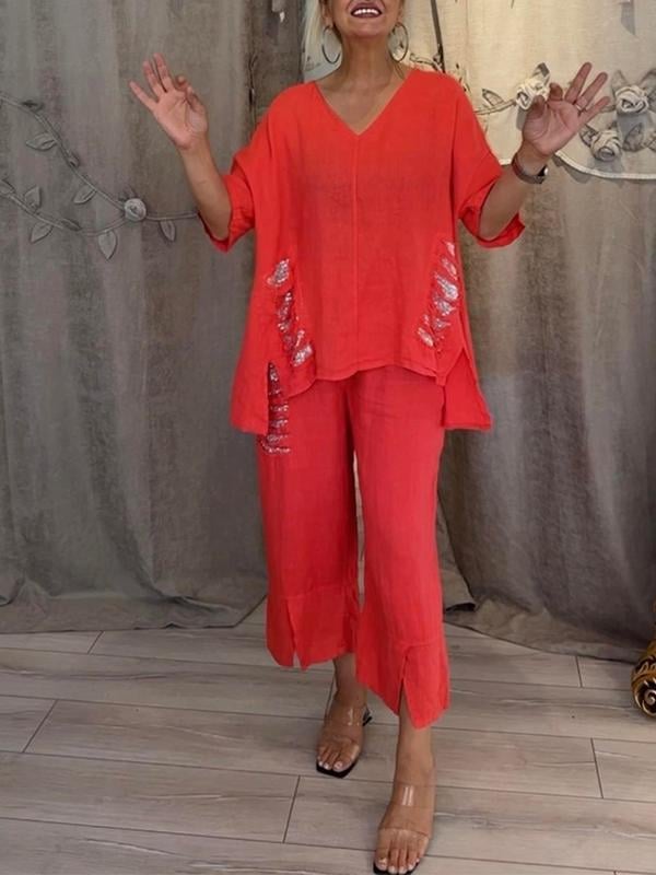 Ebony - Zweiteiliges Sommer Outfit Setzen