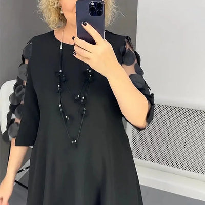 Floria –  Punkt Muster Dekoration Kleid