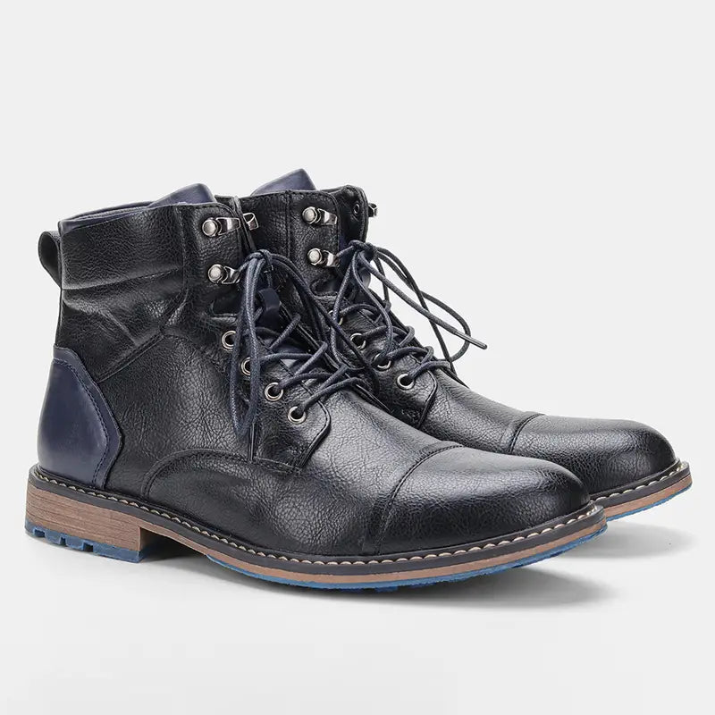 Dallas | Luxuriöse handgefertigte Leder-Oxford-Stiefel für Herren