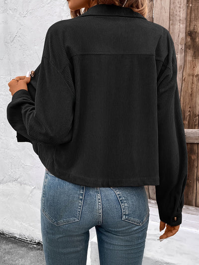 Nichola – Langärmelige Jacke Mit Knopfleiste