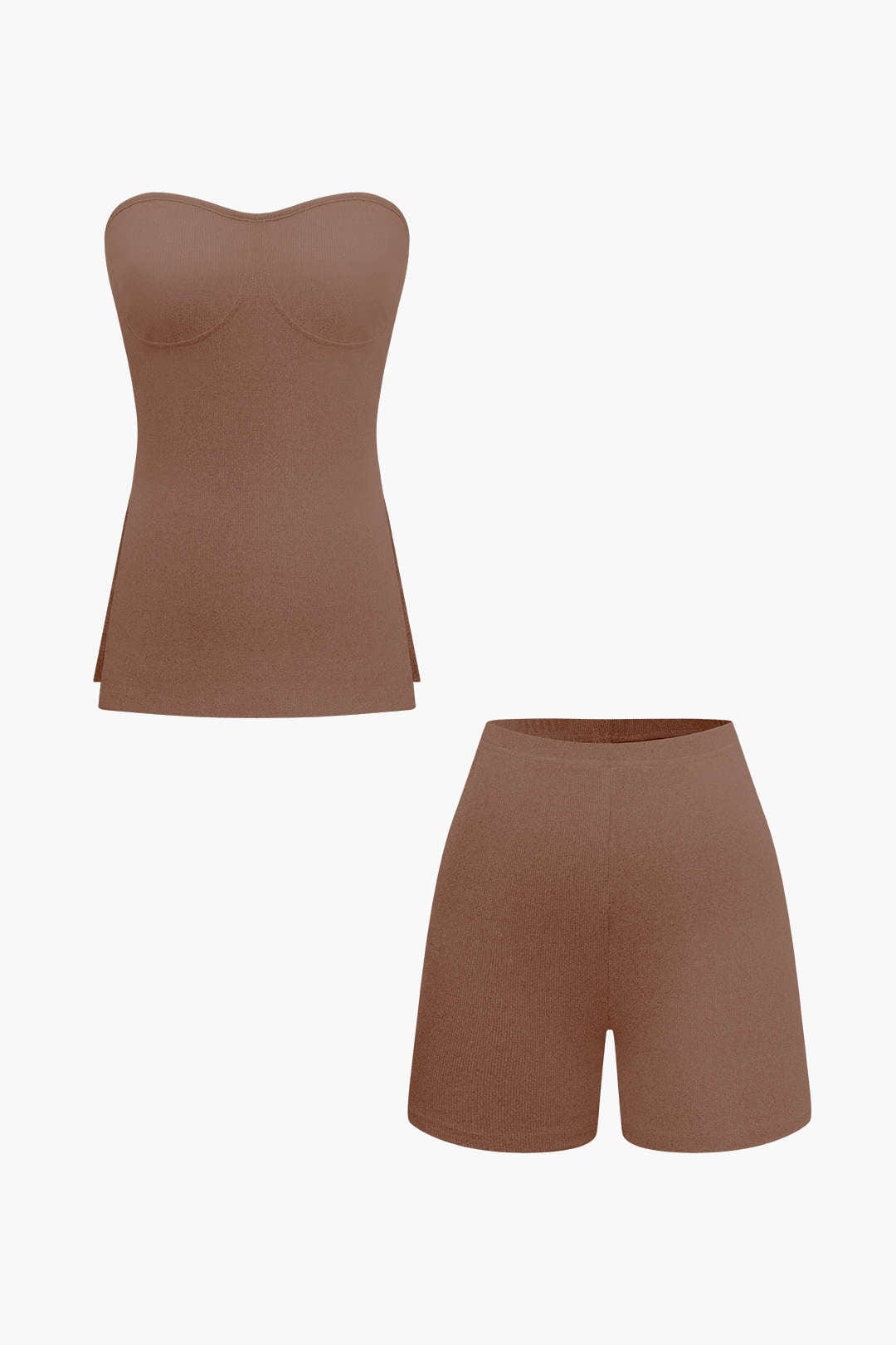 Athena | Elegantes Zweiteiler-Set mit Bustier-Top & Shorts