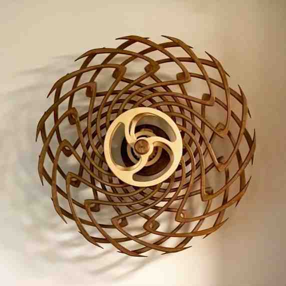 Holzwirbel™ Beruhigende bewegte Kunst