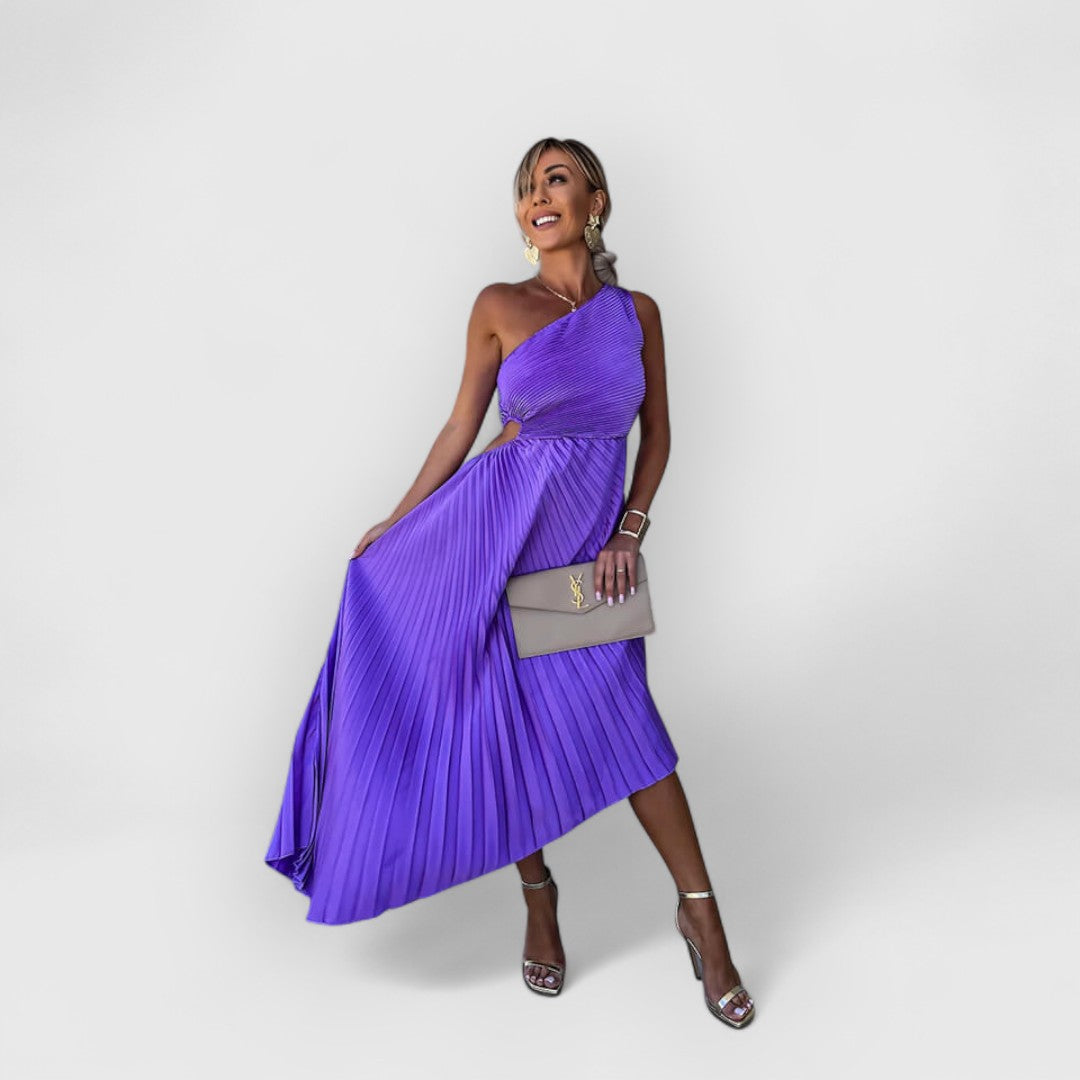 Felicity | One-Shoulder-Midikleid