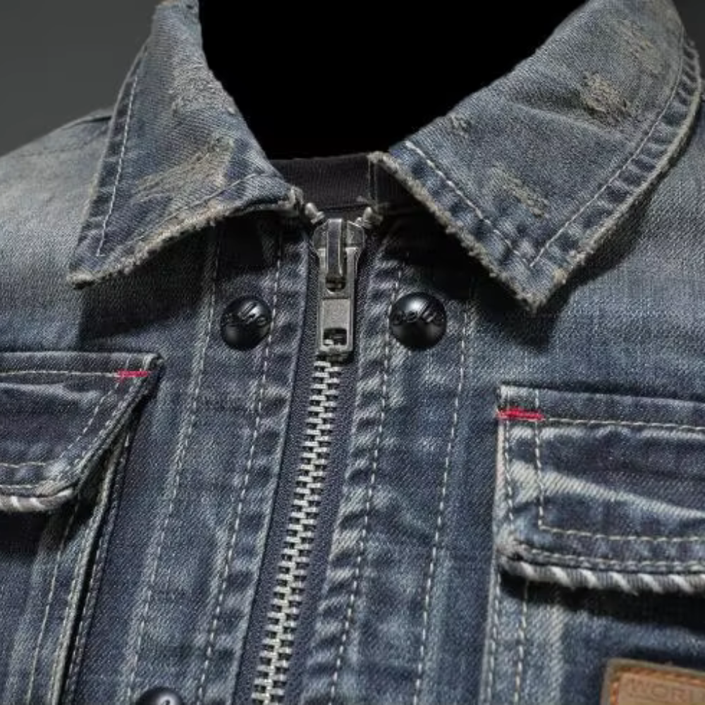 Nathan | Trendige Herren-Denimjacke mit Komfortschnitt