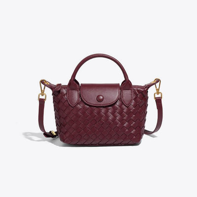 Geflochtene Mini-Tasche Damen – Kompakte Crossbody Bag mit Schulterriemen
