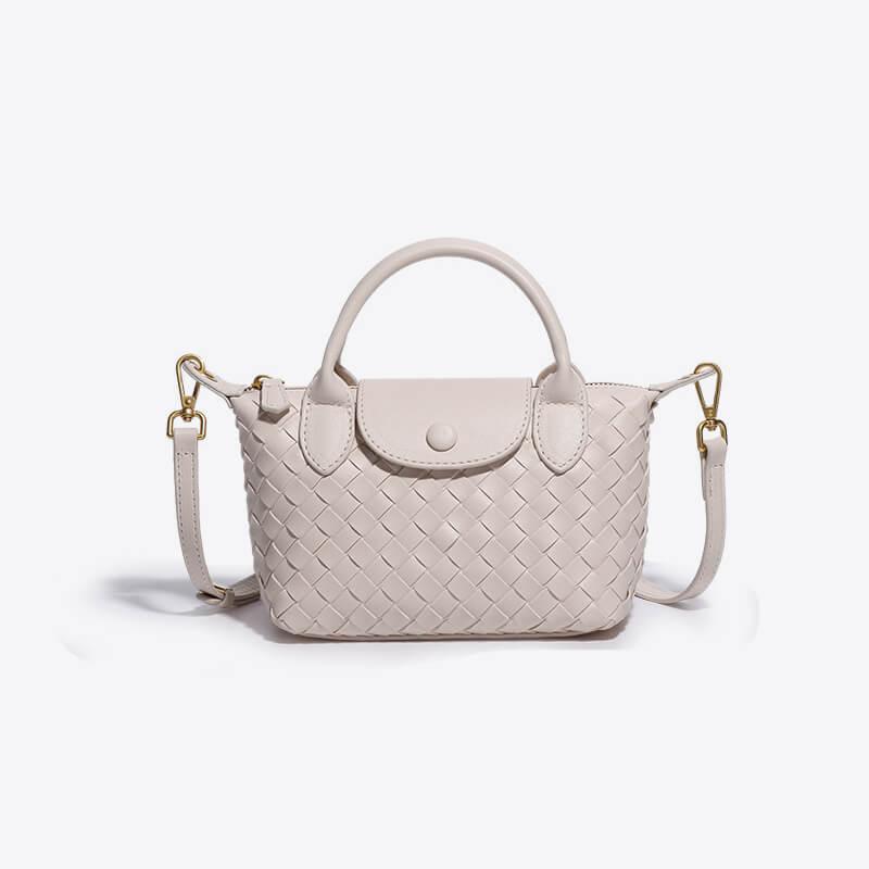 Geflochtene Mini-Tasche Damen – Kompakte Crossbody Bag mit Schulterriemen