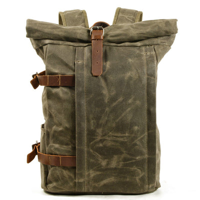 Nottingham | Robuster Canvas-Motorrad-Rucksack mit stylischem Design