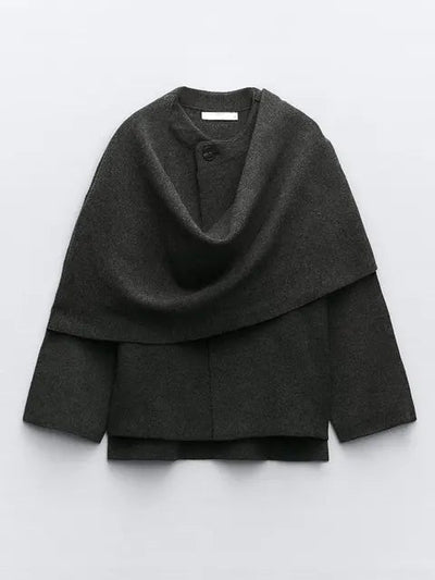 Ella | Elegante Cape-Jacke – Zeitloser Stil und Vielseitige Eleganz