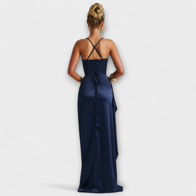 Krissi - Navy Blue Maxi Dress
