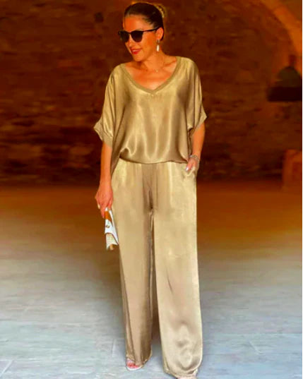 Damen Festlicher Zweiteiliges Set | Elegante