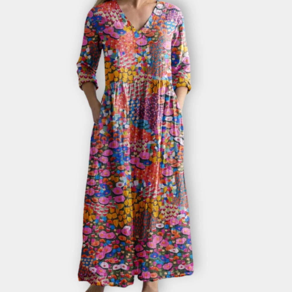 Anke™ – Fließendes Boho-Maxikleid für Damen