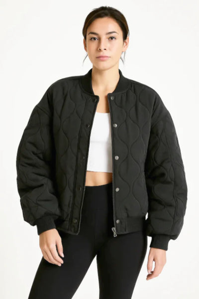 Damen-Bomber-Übergangsjacke | Übergrößer