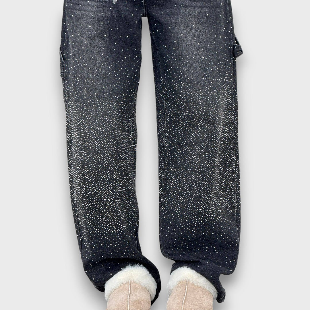 Nolene – Jeans mit Funkel-Finish und urbanem Charakter