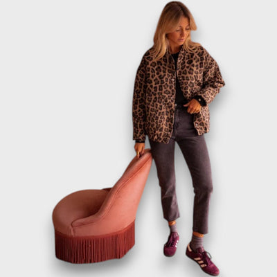 Charlira – Trendy Jacke mit Leopardenmuster