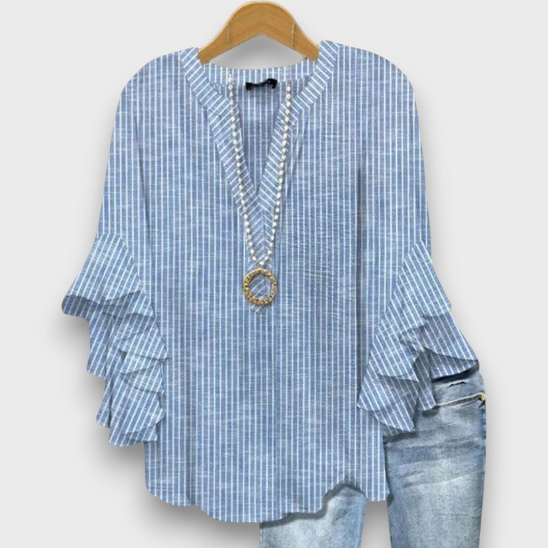 Lunelle – Tagesbluse mit Blumenprint