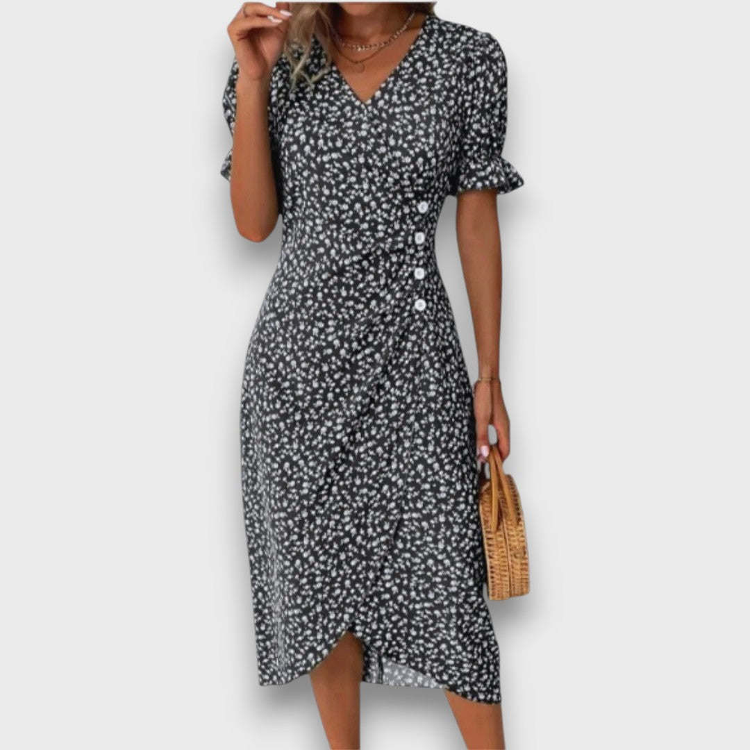 Heliane – Blumiges Midikleid