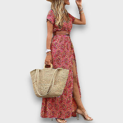 Mirelda – Maxikleid mit Paisley-Charme