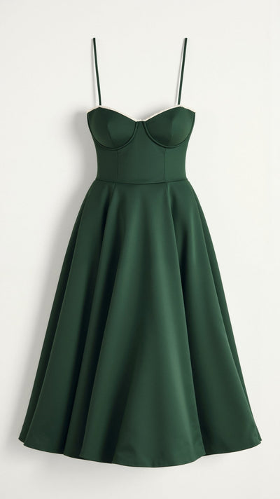 Isolde Tüll-Midikleid