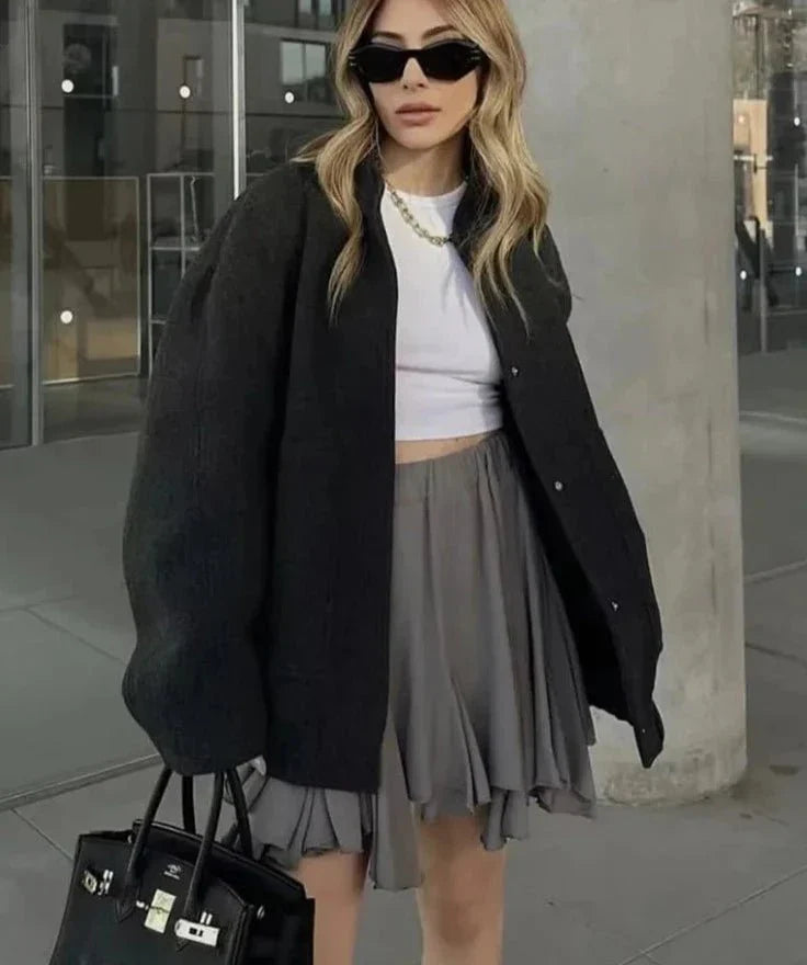 Aliah | Oversized Bomber Jacke