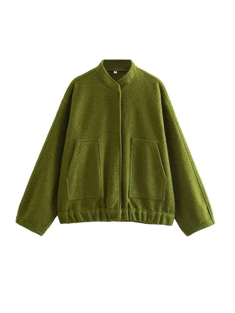 Aliah | Oversized Bomber Jacke