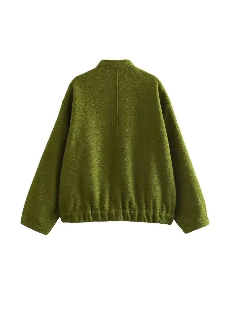 Aliah | Oversized Bomber Jacke