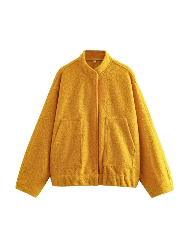 Aliah | Oversized Bomber Jacke