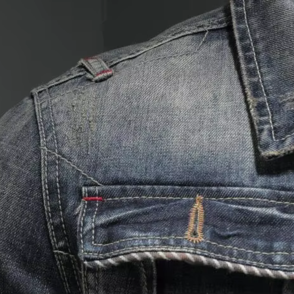 Nathan | Trendige Herren-Denimjacke mit Komfortschnitt