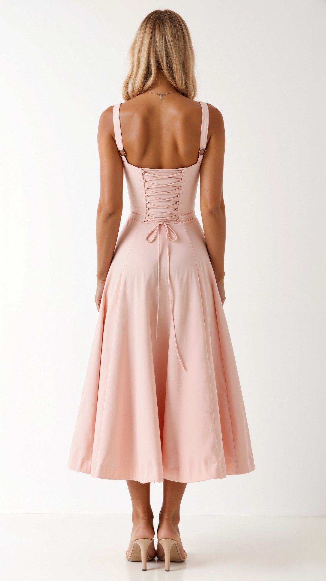 Jade – Midikleid mit Schnürung