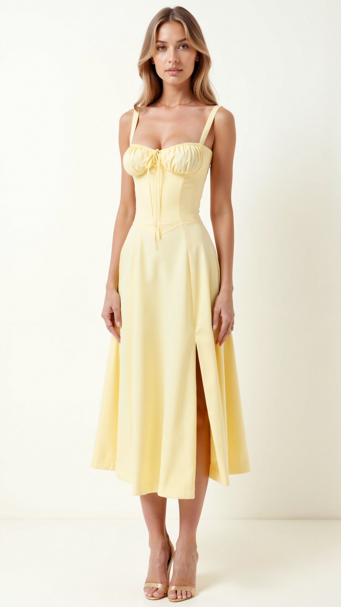 Jade – Midikleid mit Schnürung