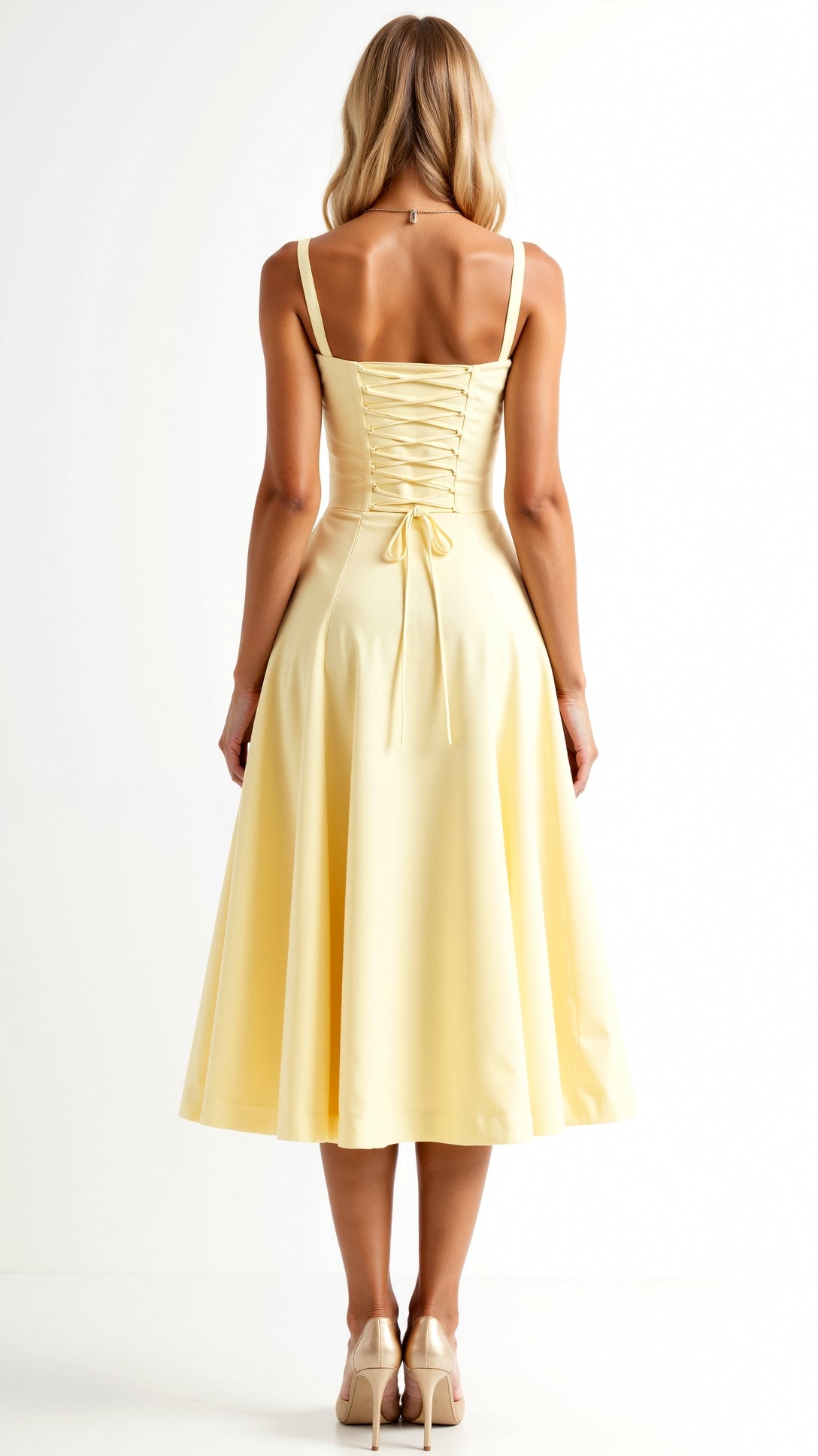 Jade – Midikleid mit Schnürung