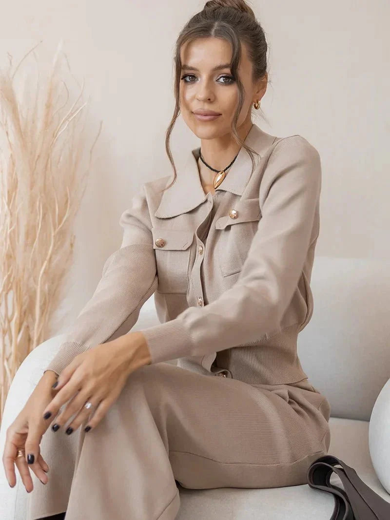 Candace | Elegantes Blazer & Rock Set - Für die selbstbewusste Professional