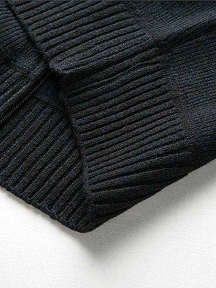 Eldridge | Stylischer geometrischer Reißverschluss-Pullover für Komfort