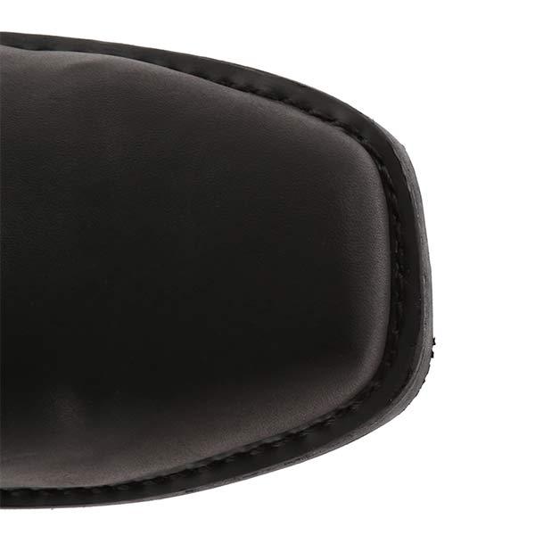 Herren Lederstiefel – Robuste Biker Boots mit stabilem Blockabsatz