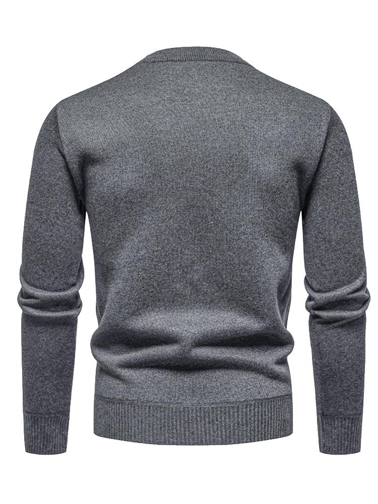 Lester | Stylischer geometrischer Rauten-Muster Strickpullover