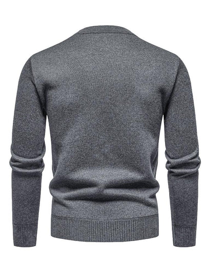Lester | Stylischer geometrischer Rauten-Muster Strickpullover