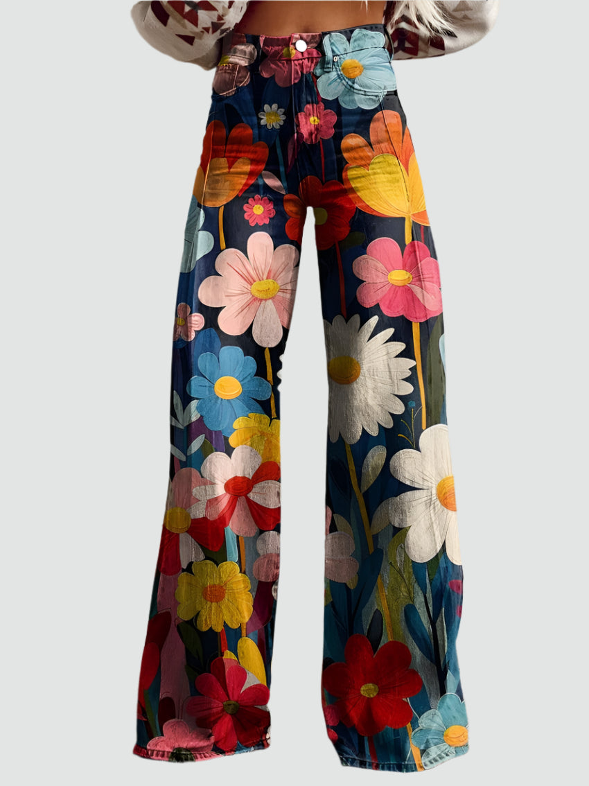 Flower Power | Vintage Schlaghosen