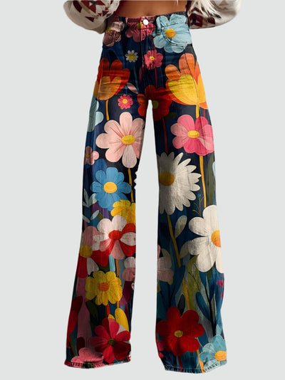 Flower Power | Vintage Schlaghosen