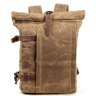 Nottingham | Robuster Canvas-Motorrad-Rucksack mit stylischem Design