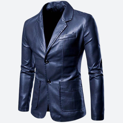 Reinhold - Stilvolle Lederjacke Blazer für Damen