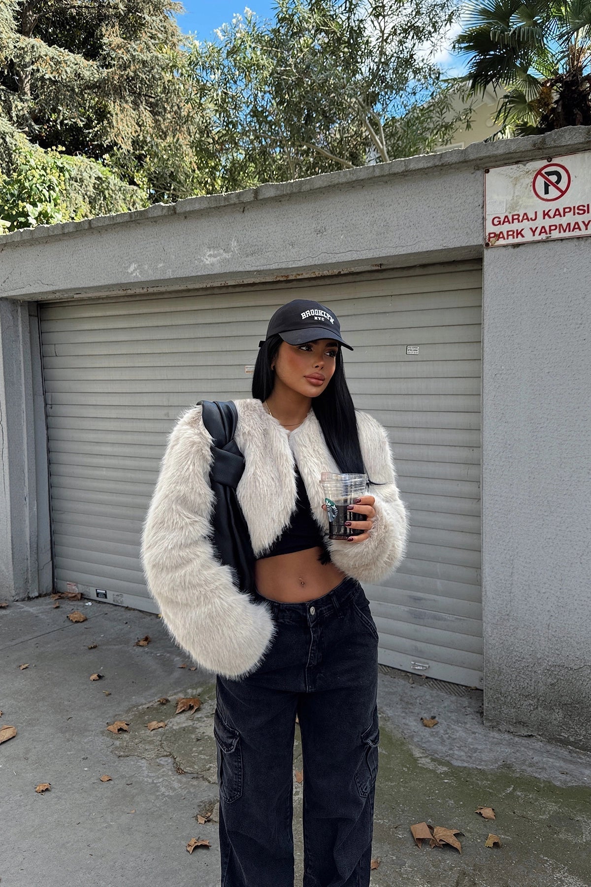 Sarah | Kurzer Pelzmantel