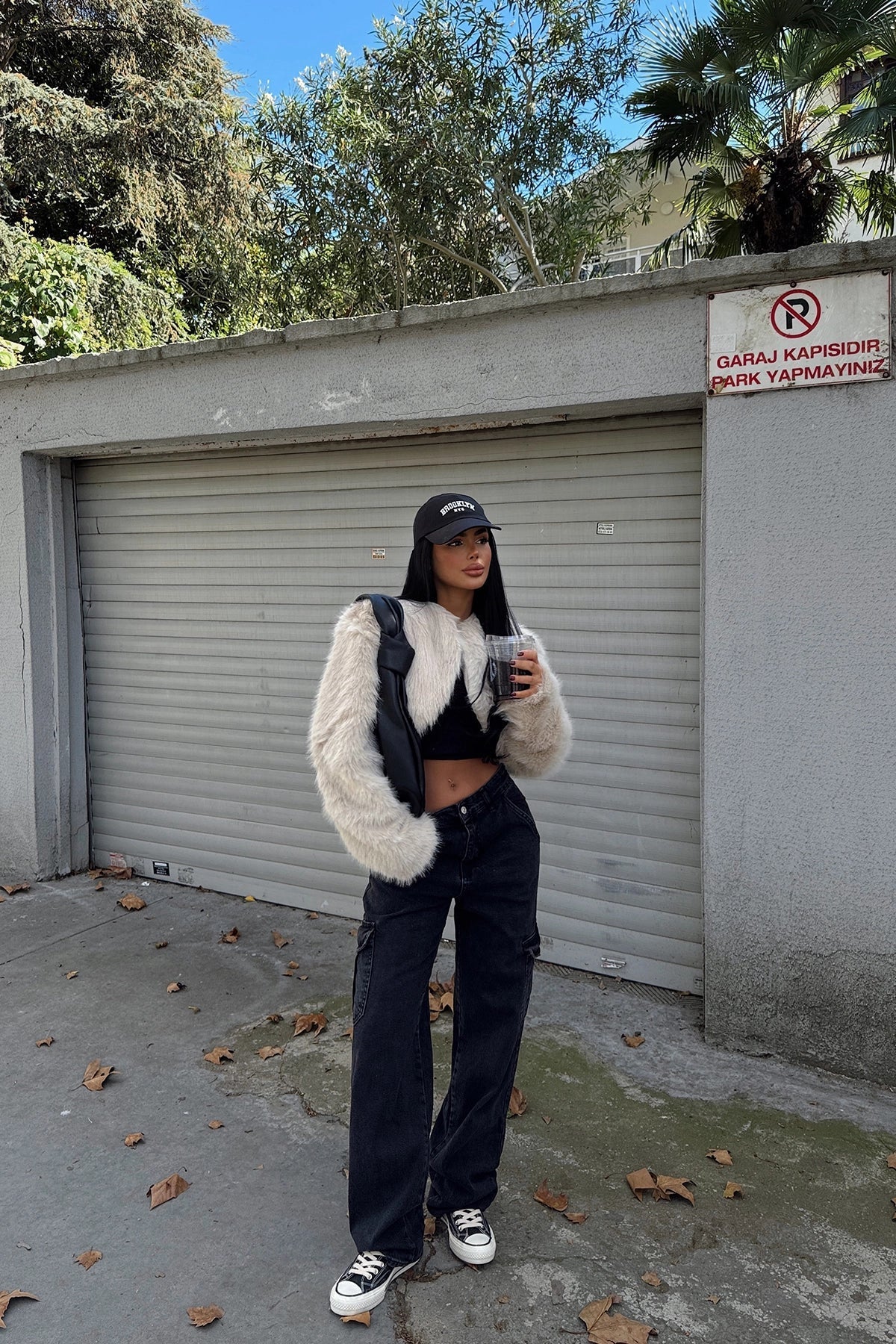 Sarah | Kurzer Pelzmantel