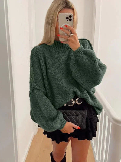 Jana | Gemütlicher Übergroßer Herbstpullover