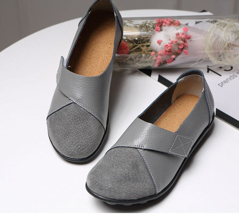 Hochwertige orthopädische Schuhe aus echtem, bequemem Leder Loafers