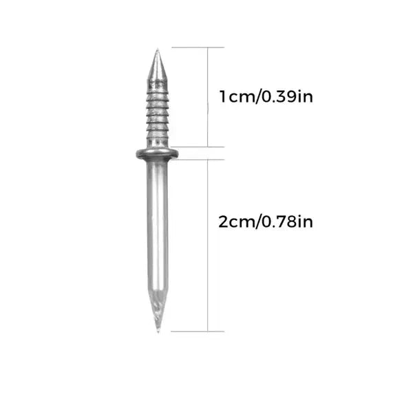 DualFix – Doppelkopf Sockelleiste Mit Gewinde, Nahtloser Nagel