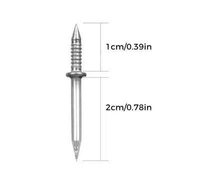 DualFix – Doppelkopf Sockelleiste Mit Gewinde, Nahtloser Nagel