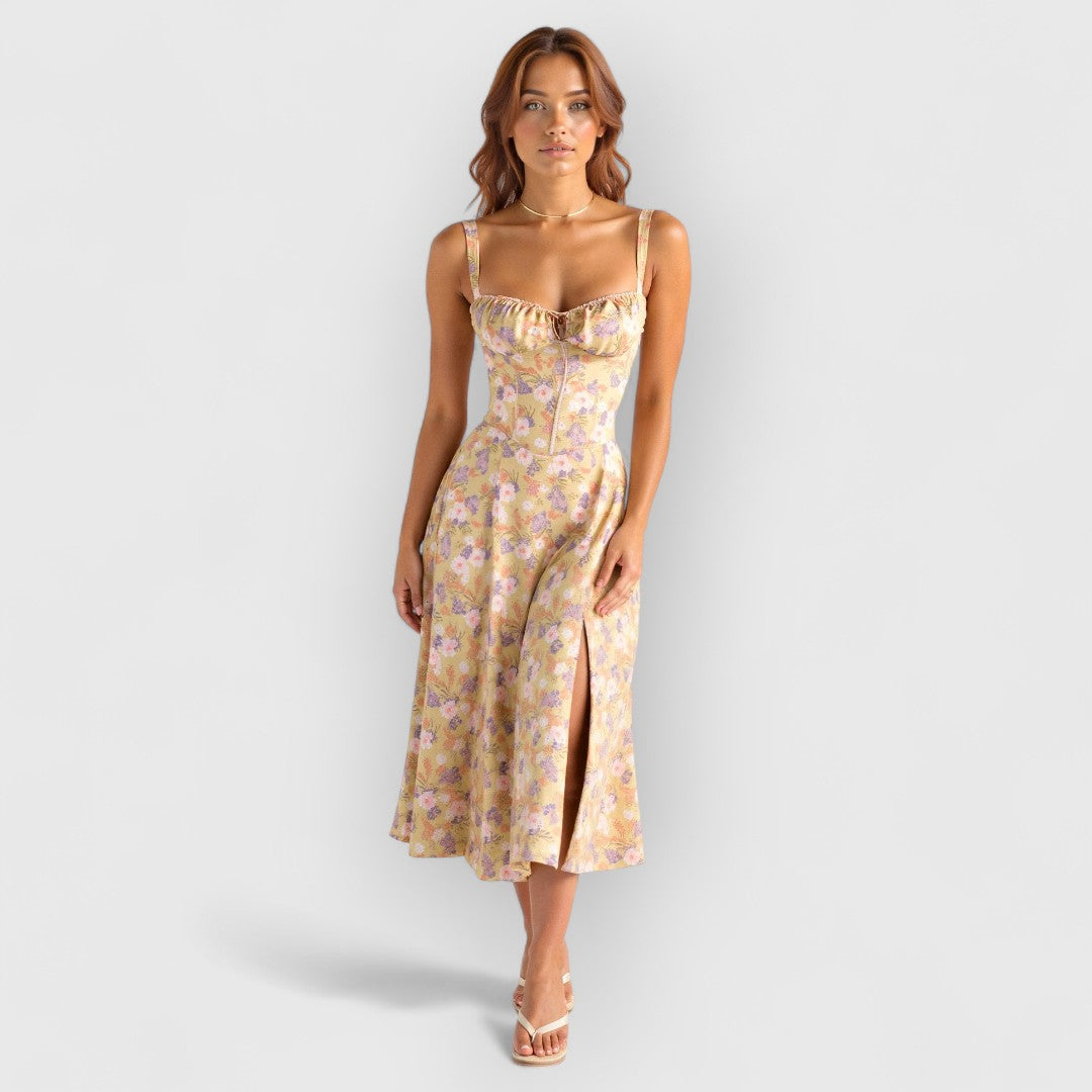 Mae | Elegantes Velourskorsett